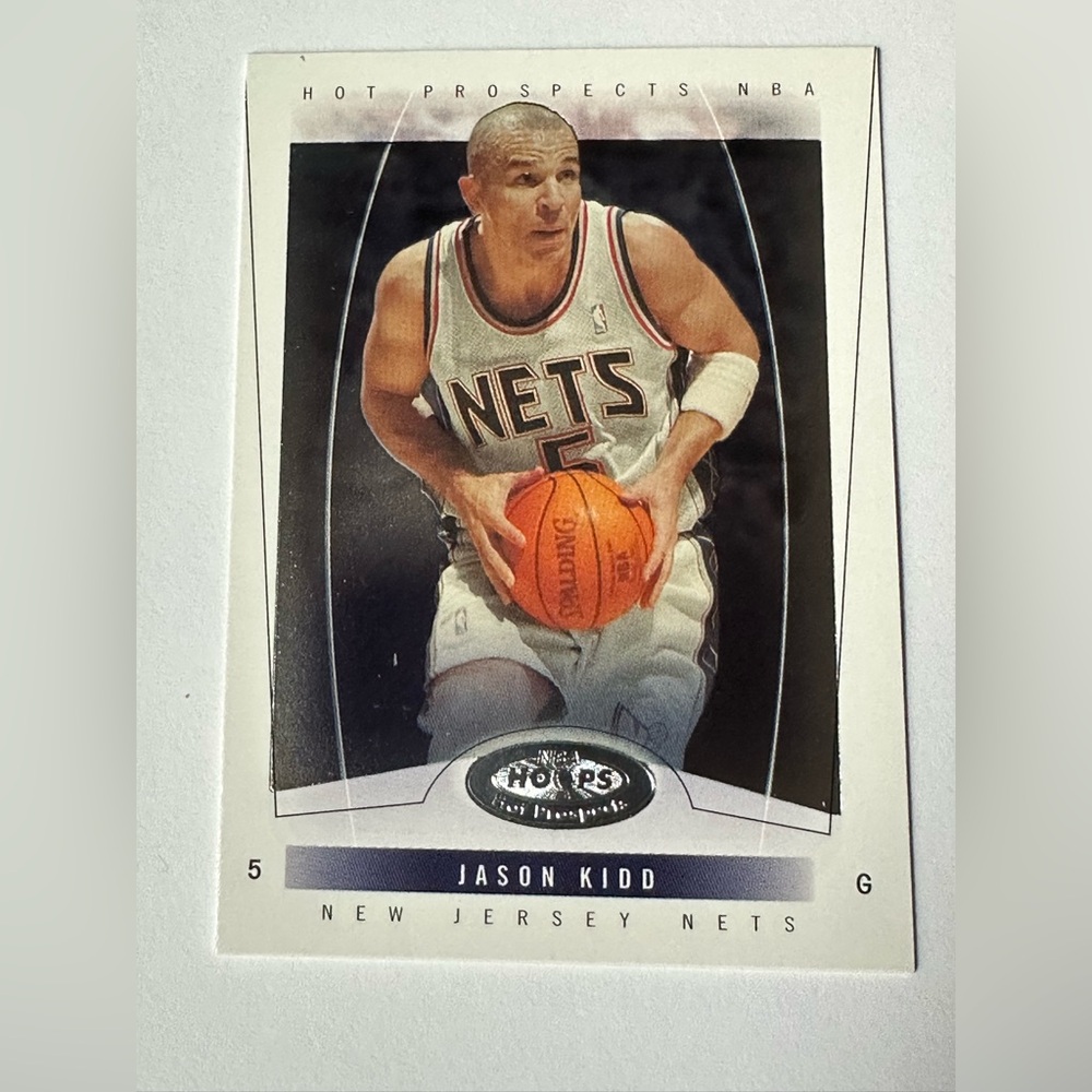 Jason Kidd New Jersey Nets Basketball Trading Card - White/Black